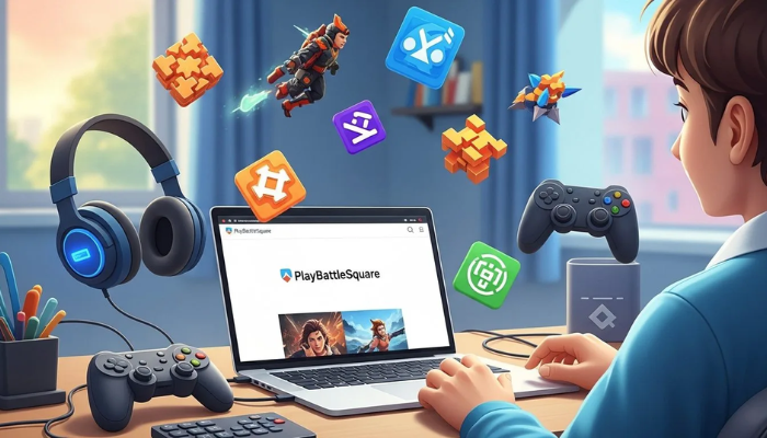 playing games on playbattlesquare